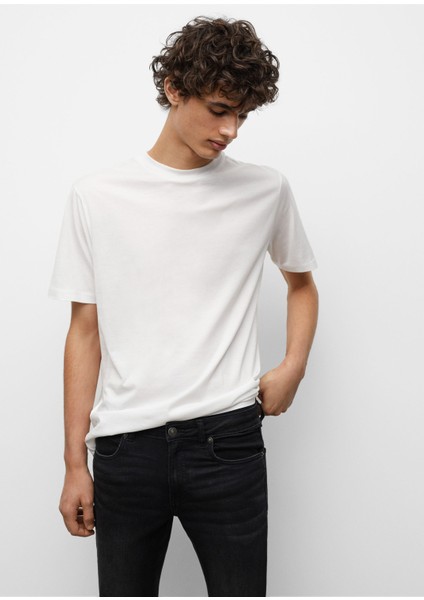 Mango Yırtık Detaylı Dar Paça Jean