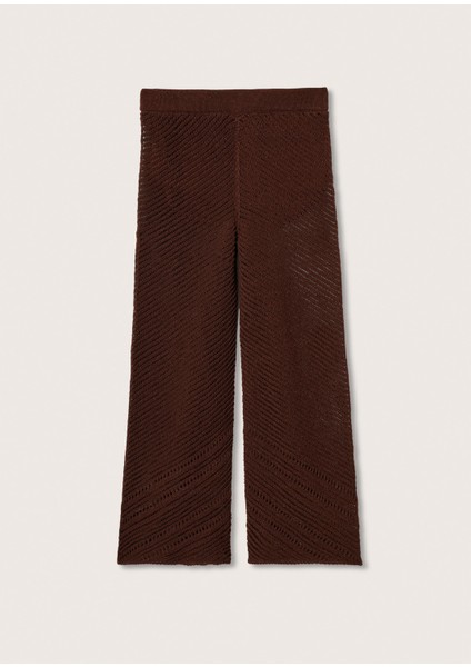 Ajurlu Örme Pantolon