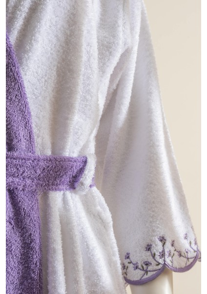 Lavendıer Lavender Extra Soft-Zarif ve Modern %100 Pamuk Bornoz/sabahlık fırsatları