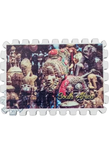 Güney Afrika Cumhuriyeti Temalı Pul Magnet