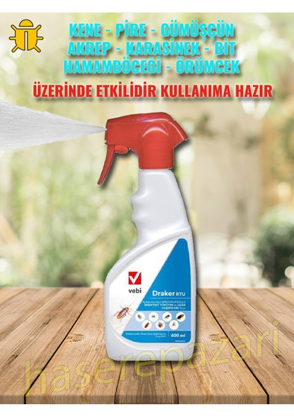 Vebi Draker Rtu 400ML Sprey Gümüşçün fiyatları