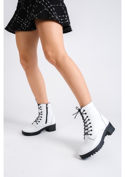 Deri Kadın Günlük Bot Bootie KCM-0035