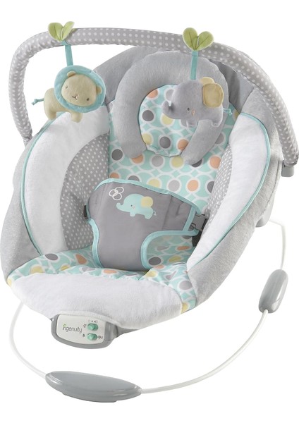 Ana Kucağı, Titreşimli, Oyuncak Çubuğu ve Sesli Bebek Koltuğu, 0-6 Ay, 20 Lbs