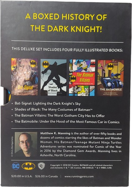 Chronicles Of The Dark Knight Batman Hardcover Box Set - Matthew K. Manning