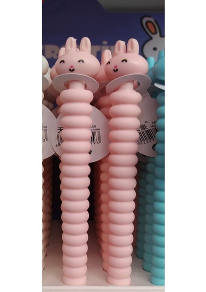 Tavşan Başlıklı Versatil Kalem 0,7mm, Pembe