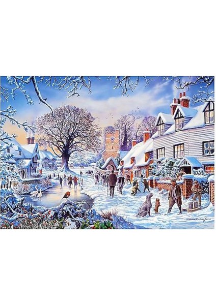 Puzzle 2000 Prç Kasabada Kış 260517 /