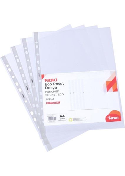 Eco Poşet Dosya A4 (100'LÜ)