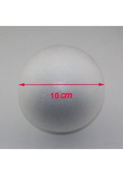 10 cm Strafor Köpük Top ( 3 Lü Paket)