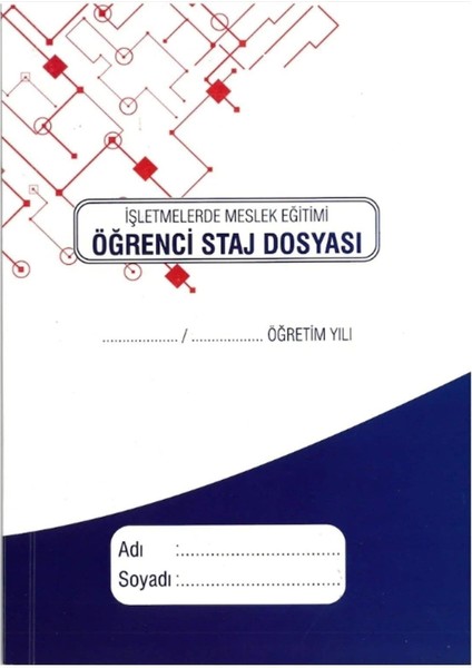 Öğrenci Staj Dosyası Meslek Liseleri Için Staj Dosyası (12 Li Paket)