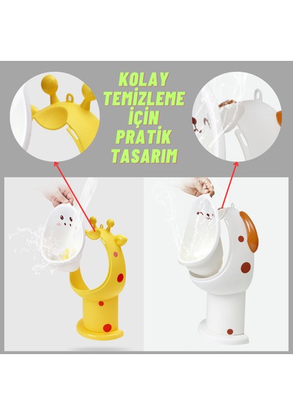 Erkek Çocuk 1-6 Yaş Tuvalet Eğitimi Eğlenceli Duvar Askılı Pisuvar