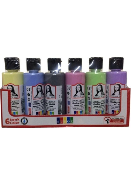 Chalky Pastel Akrilik Boya 6 x 70 ml
