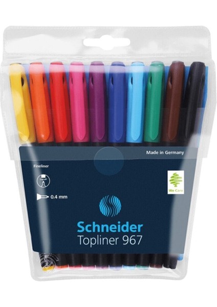 Schneıder Toplıner 967 Fiber Uçlu Kalem 0,4 mm 10'lu SCR100