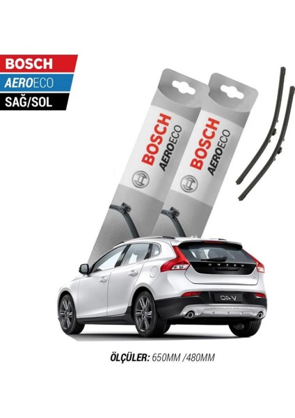 Volvo V40 Cross Country 2015 Model Bosch Aeroeco Muz Silecek Takımı