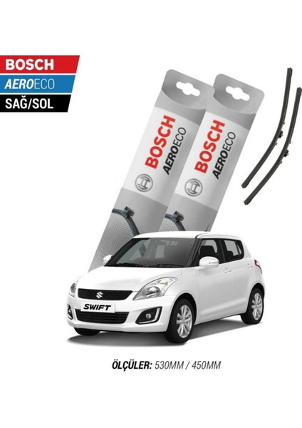 Suzuki Swift 2011 Model Bosch Aeroeco Muz Silecek Takımı