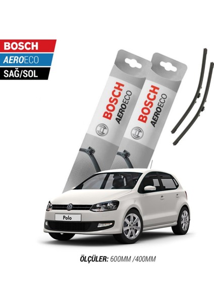 Volkswagen Polo 2013 Model Bosch Aeroeco Muz Silecek Takımı