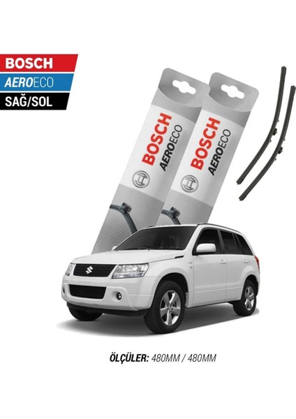 Suzuki Grand Vitara 2011 Model Bosch Aeroeco Muz Silecek Takımı