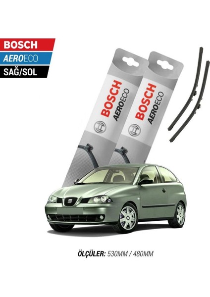 Seat Ibiza 2002 Model Bosch Aeroeco Muz Silecek Takımı
