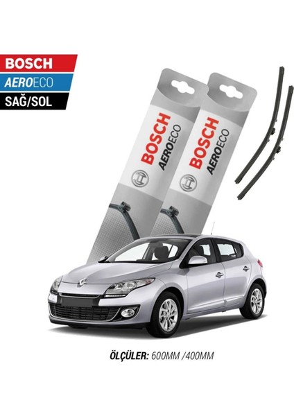 Renault Megane 3 2012 Model Bosch Aeroeco Muz Silecek Takımı