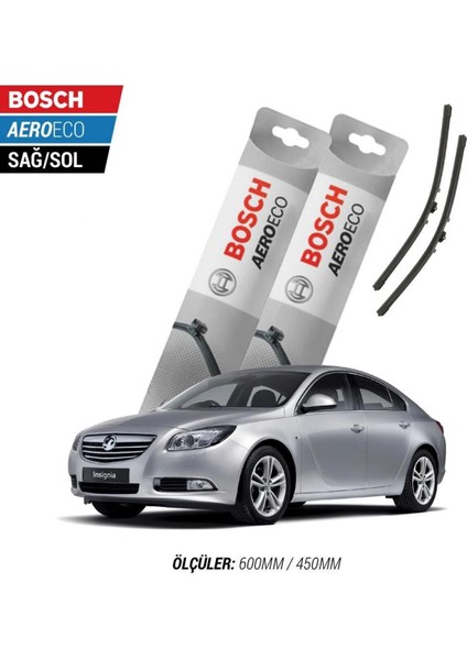 Opel Insignia 2012 Model Bosch Aeroeco Muz Silecek Takımı