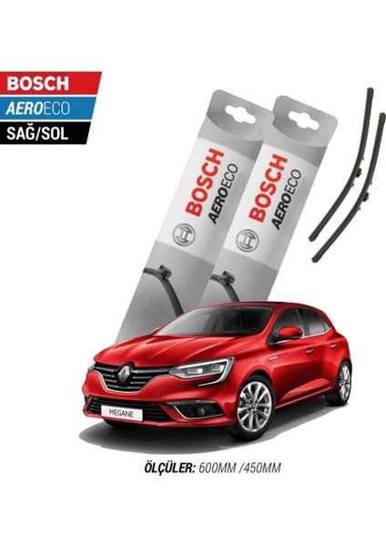 Renault Megane 4 2016 Model Bosch Aeroeco Muz Silecek Takımı