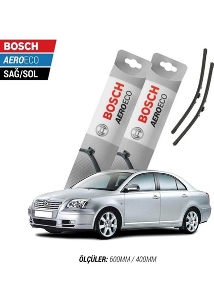 Toyota Avensis 2006 Model Bosch Aeroeco Muz Silecek Takımı
