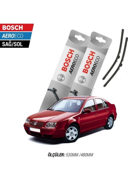 Volkswagen Bora 1998 Model Bosch Aeroeco Muz Silecek Takımı