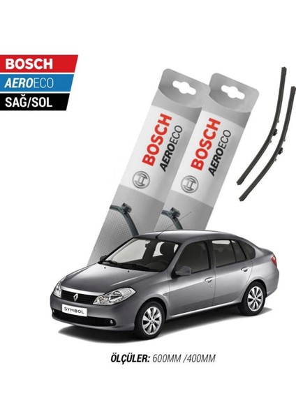Renault Symbol 2010 Model Bosch Aeroeco Muz Silecek Takımı