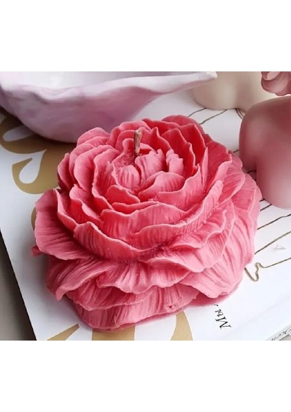 3 Boyutlu 8cm Gül Şakayık Çiçek Silikon Kalıp K-1218 fırsatları