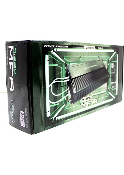 Deaf Bonce Machete MFA-4.320 4X320RMS Profesyonel 4 Kanal Oto Amfi