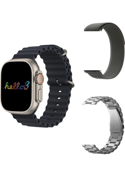 Hello Watch 3 Akıllı Saat Amoled Ekran 4 GB Rom Fotoğraf ve Müzik Albümü