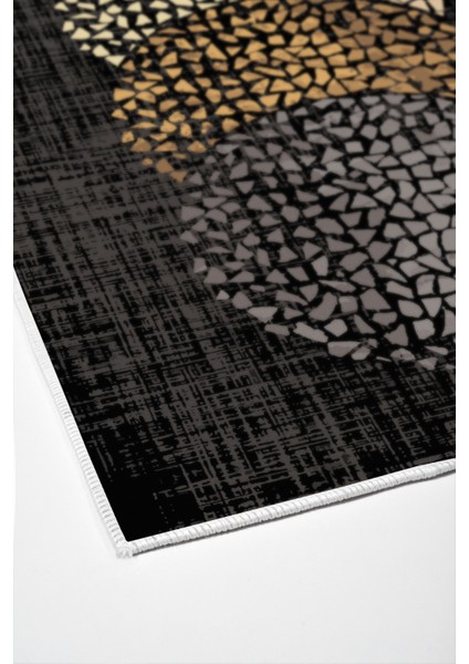 Dijital Salon Halısı Star Pamuk Kaymaz Taban Modern Saeran Bej Krem Mavi fırsatları