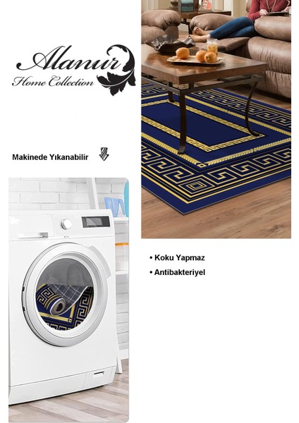 Dijital Salon Halısı Star Pamuk Kaymaz Taban Modern Carmel Gold modelleri