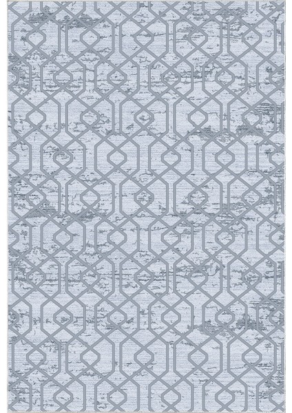 Dijital Salon Halısı Star Pamuk Kaymaz Taban Modern Eliana Mavi fiyatları