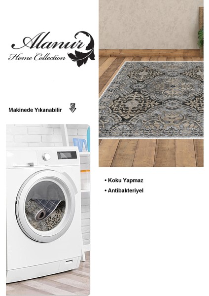Dijital Salon Halısı Star Pamuk Kaymaz Taban Modern Osana Bej modelleri