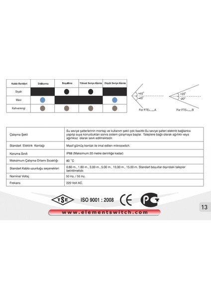 Seviye Flatörü Ttr - 15 Metre