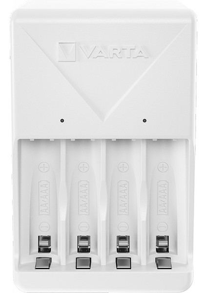 Varta 4xaa 2100 Mah Pilli Beyaz Plug Pil Şarj Cihazı (81)