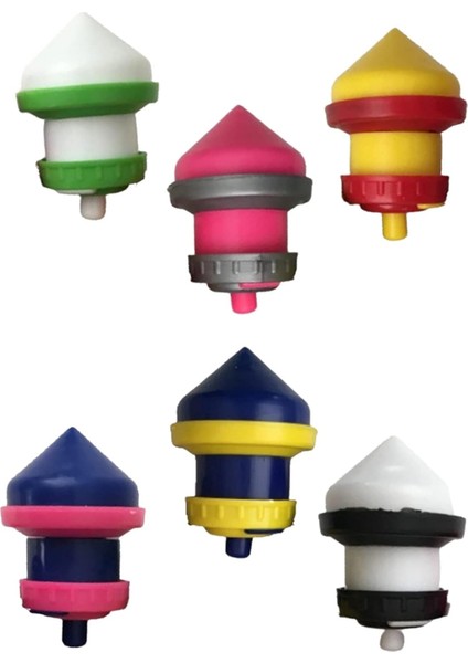 Topaç Plastik Basmalı 6 adet Kendinden Dönen Topaç Rengarenk Topaç Nostalji Topaç modelleri