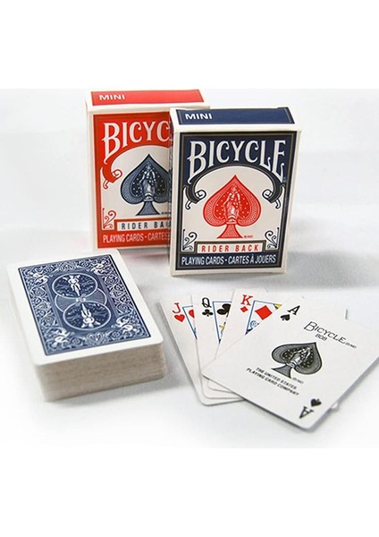 Mini Deck Mavi Tekli Deste Oyun Kartı