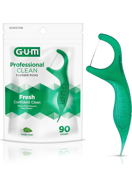 Xnews Gum -"G -U -M - Profesyonel Temiz Ip Dişleri, Nane - Ab Tarafından 90 Ea"