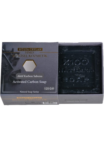 Aktif Karbon Sabunu 125 Gr X 4ad.Doğal modelleri