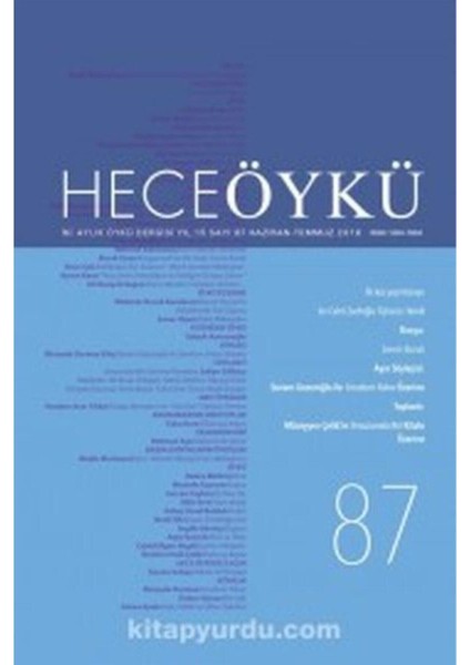 Öykü Dergisi Sayı 87