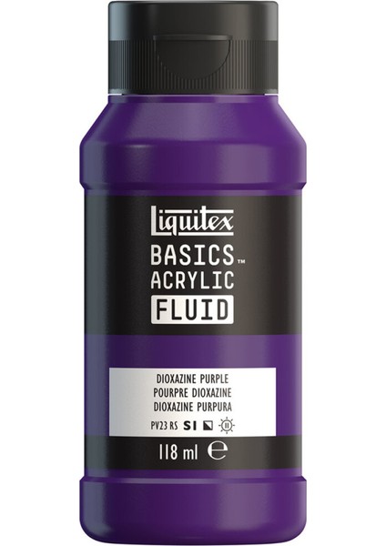 Basics Fluid Akrilik Boya 118ML Dioxazine Purple 186