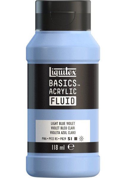 Basics Fluid Akrilik Boya 118ML Light Blue Violet 680