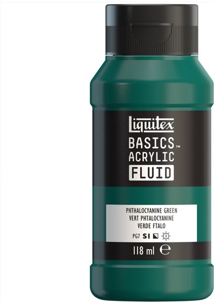 Basics Fluid Akrilik Boya 118ML Phthalocyanine Green 317