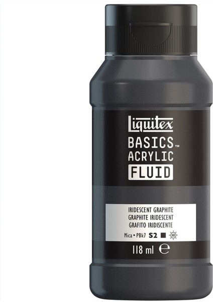 Basics Fluid Akrilik Boya 118ML Iridiscent Graphite 049 S.2