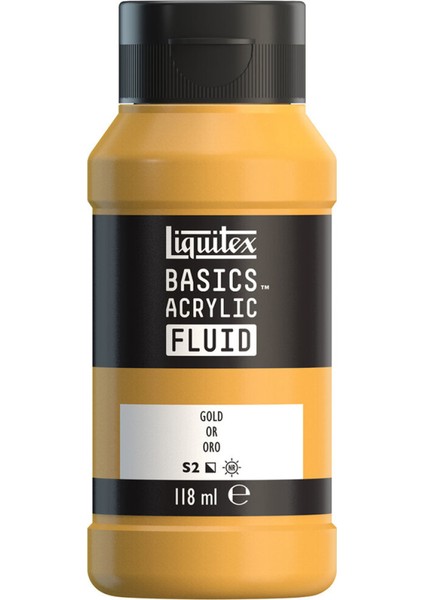 Basics Fluid Akrilik Boya 118ML Gold 051 S.2