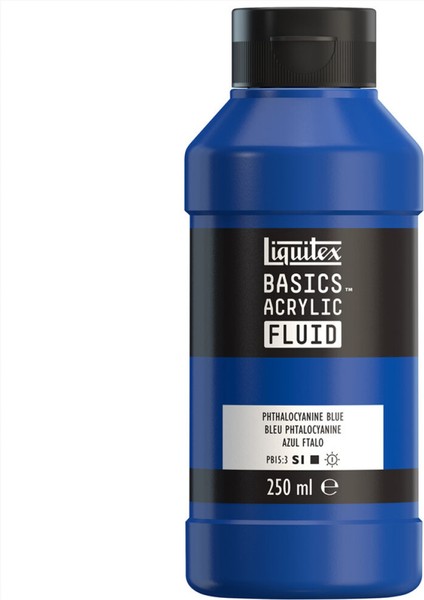 Basics Fluid Akrilik Boya 250ML Phthalocyanine Blue 316