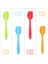 4 Parçalı Silikon Spatula, Paslanmaz Çelik Çekirdekli, Isıya Dayanıklı Yapışmaz Kauçuk Spatula (Yurt Dışından) 4