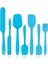 Adet Silikon Spatula, Mavi Silikon Kauçuk Spatula Seti, 450℉ Isıya Dayanıklı Pişirme Gereçleri Pişirme Pişirme Karıştırma Dekorasyon, Esnek ve Kusursuz Tasarım, Yapışmaz ve Bulaşık (Yurt Dışından) 1