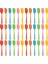 Silikon Spatulalar 8.3 Inç Küçük Kauçuk Spatula Isıya Dayanıklı Spatulalar Sorunsuz Tasarım Yapışmaz Esnek Kazıyıcılar Pişirme Karıştırma Aracı (36 Parça) (Yurt Dışından) 1